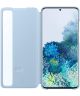 Origineel Samsung Galaxy S20 Plus Hoesje Clear View Cover Blauw