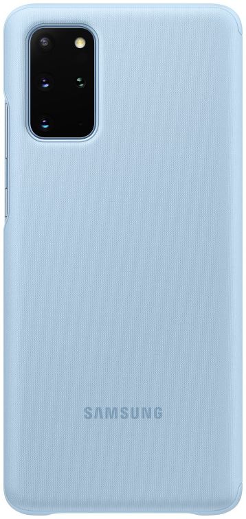 Origineel Samsung Galaxy S20 Plus Hoesje Clear View Cover Blauw afbeelding 4