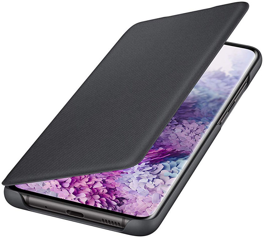 Origineel Samsung Galaxy S20 Plus Hoesje LED View Cover Zwart afbeelding 3