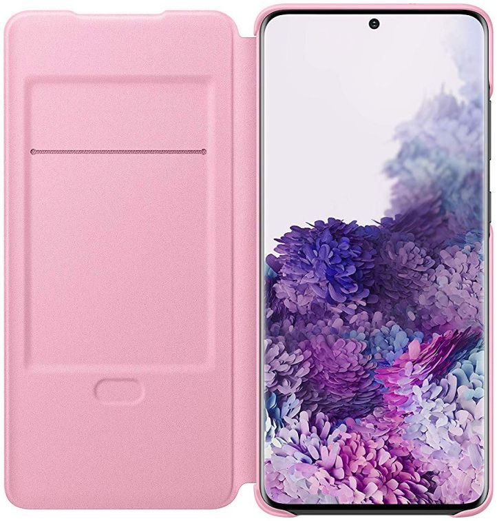 Origineel Samsung Galaxy S20 Plus Hoesje LED View Cover Roze afbeelding 2