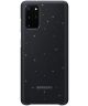 Origineel Samsung Galaxy S20 Plus Hoesje LED Back Cover Zwart