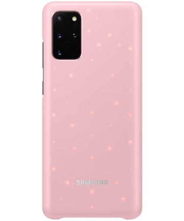 Origineel Samsung Galaxy S20 Plus Hoesje LED Back Cover Roze Hoesjes