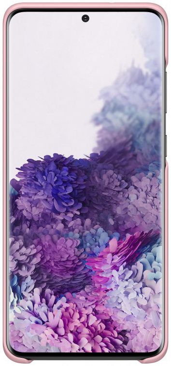 Origineel Samsung Galaxy S20 Plus Hoesje LED Back Cover Roze afbeelding 3