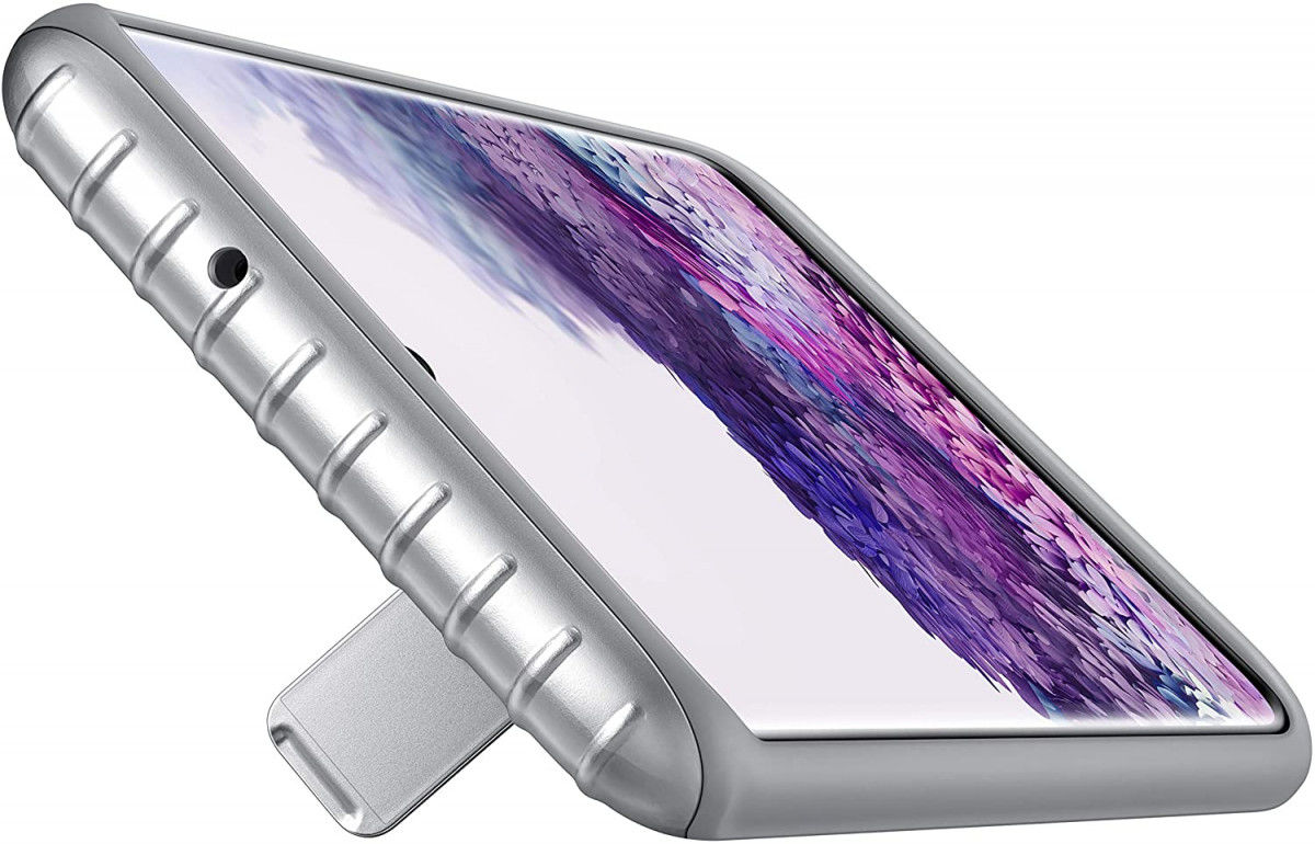Origineel Samsung S20 Plus Hoesje Protective Standing Cover Zilver afbeelding 4