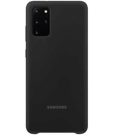Origineel Samsung Galaxy S20 Plus Hoesje Silicone Cover Zwart Hoesjes