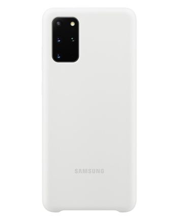 Origineel Samsung Galaxy S20 Plus Hoesje Silicone Cover Wit Hoesjes