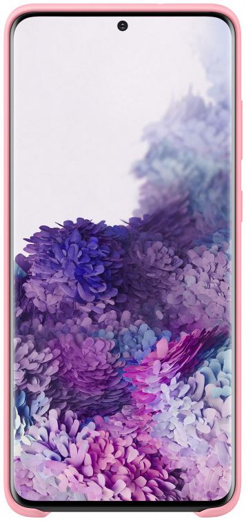 Origineel Samsung Galaxy S20 Plus Hoesje Silicone Cover Roze afbeelding 2