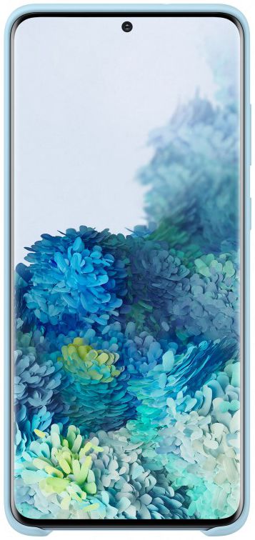 Origineel Samsung Galaxy S20 Plus Hoesje Silicone Cover Blauw afbeelding 2