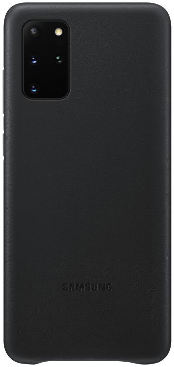 Origineel Samsung Galaxy S20 Plus Hoesje Leather Back Cover Zwart afbeelding 1
