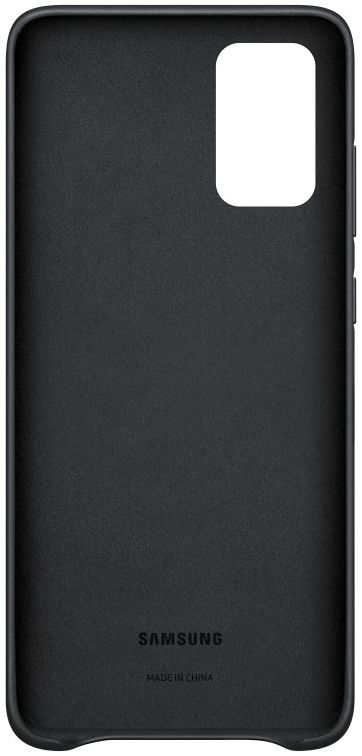 Origineel Samsung Galaxy S20 Plus Hoesje Leather Back Cover Zwart afbeelding 3