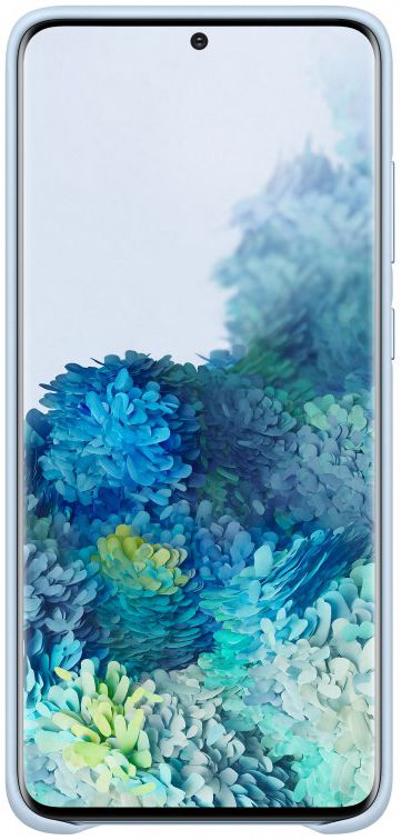 Origineel Samsung Galaxy S20 Plus Hoesje Leather Back Cover Blauw afbeelding 2