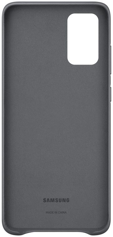 Origineel Samsung Galaxy S20 Plus Hoesje Leather Back Cover Grijs afbeelding 3