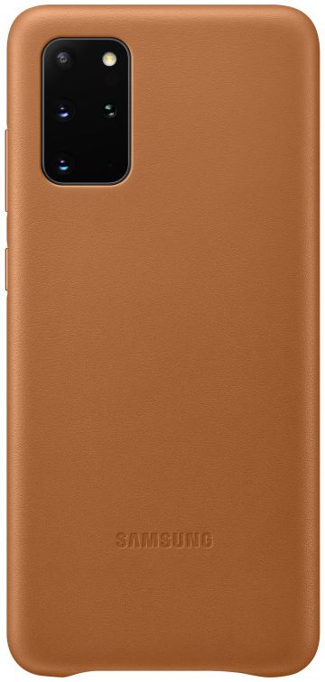 Origineel Samsung Galaxy S20 Plus Hoesje Leather Back Cover Bruin afbeelding 1