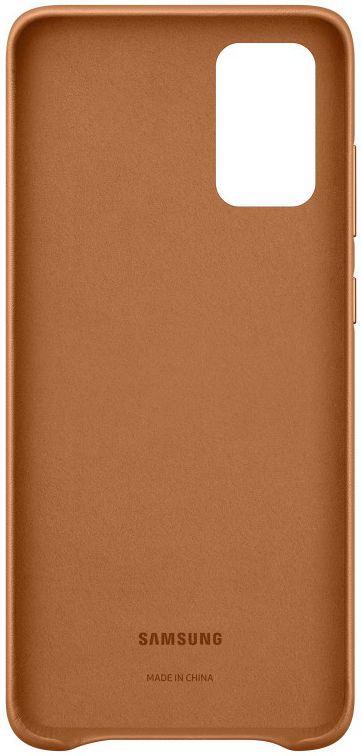 Origineel Samsung Galaxy S20 Plus Hoesje Leather Back Cover Bruin afbeelding 3
