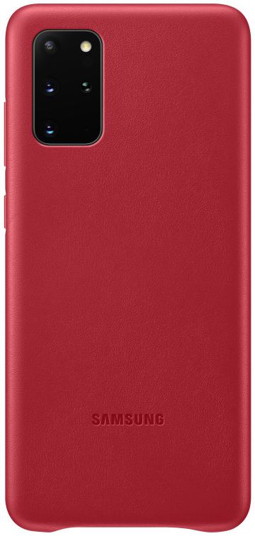Origineel Samsung Galaxy S20 Plus Hoesje Leather Back Cover Rood afbeelding 1