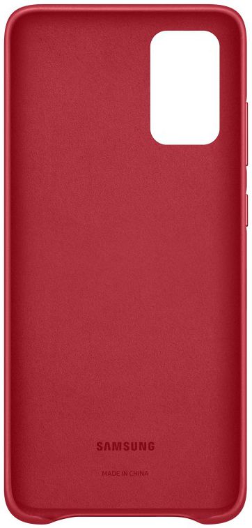 Origineel Samsung Galaxy S20 Plus Hoesje Leather Back Cover Rood afbeelding 3