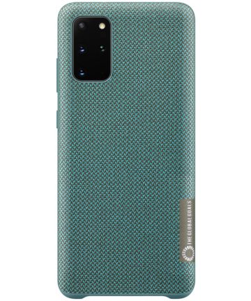Origineel Samsung Galaxy S20 Plus Hoesje Kvadrat Cover Groen Hoesjes