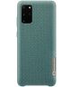Origineel Samsung Galaxy S20 Plus Hoesje Kvadrat Cover Groen