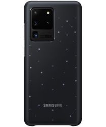 Origineel Samsung Galaxy S20 Ultra Hoesje LED Back Cover Zwart