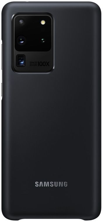 Origineel Samsung Galaxy S20 Ultra Hoesje LED Back Cover Zwart afbeelding 2