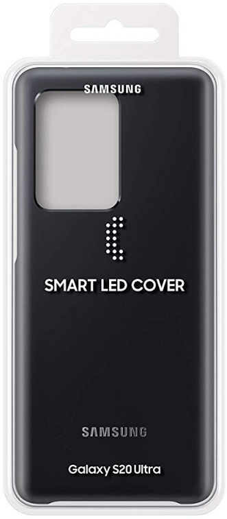 Origineel Samsung Galaxy S20 Ultra Hoesje LED Back Cover Zwart afbeelding 6