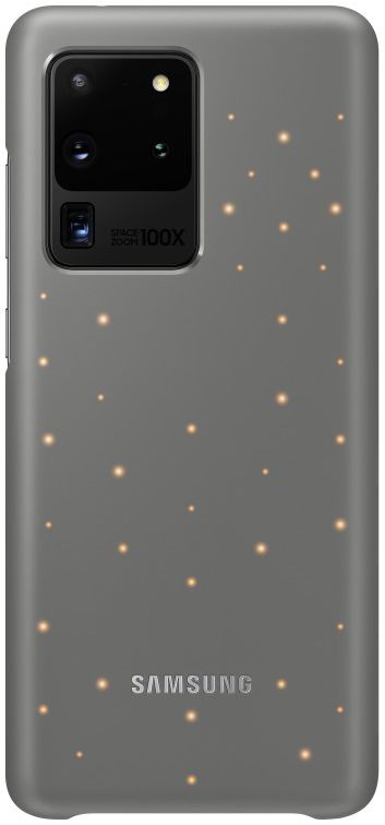 Origineel Samsung Galaxy S20 Ultra Hoesje LED Back Cover Grijs afbeelding 1