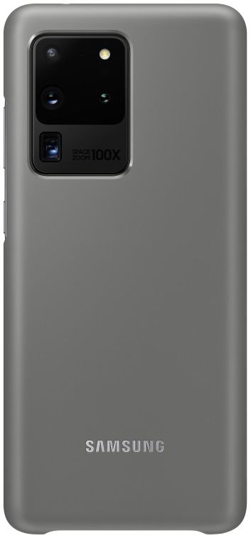 Origineel Samsung Galaxy S20 Ultra Hoesje LED Back Cover Grijs afbeelding 2