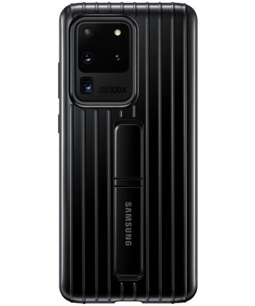 Origineel Samsung S20 Ultra Hoesje Protective Standing Cover Zwart Hoesjes