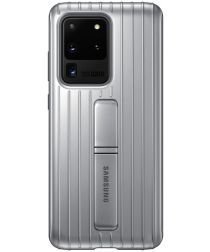 Origineel Samsung S20 Ultra Hoesje Protective Standing Cover Zilver