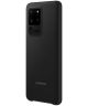 Origineel Samsung Galaxy S20 Ultra Hoesje Silicone Cover Zwart