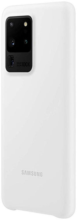 Origineel Samsung Galaxy S20 Ultra Hoesje Silicone Cover Wit afbeelding 4