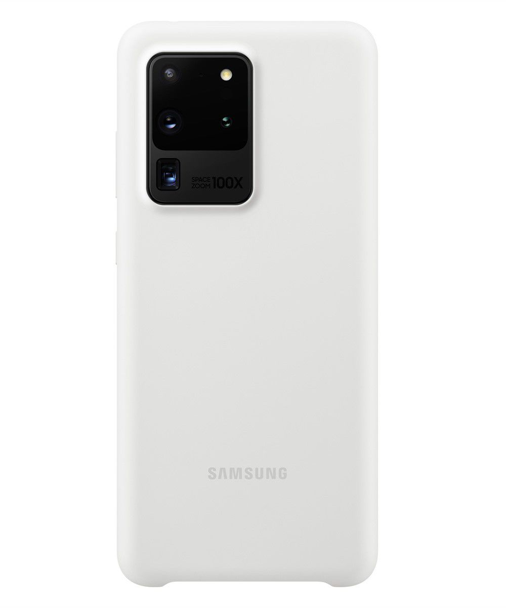 Origineel Samsung Galaxy S20 Ultra Hoesje Silicone Cover Wit afbeelding 1