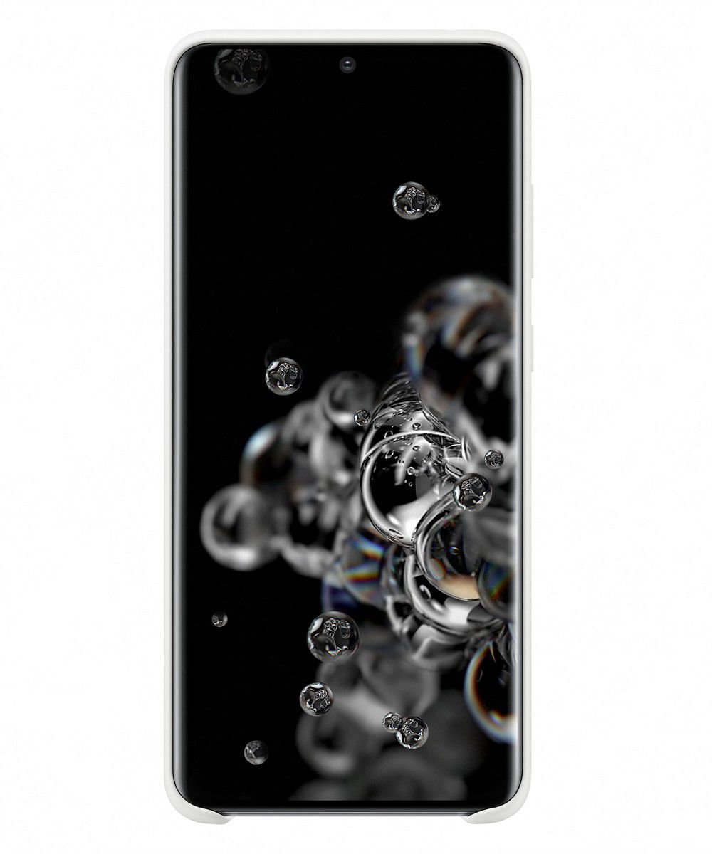 Origineel Samsung Galaxy S20 Ultra Hoesje Silicone Cover Wit afbeelding 2