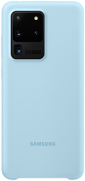 Origineel Samsung Galaxy S20 Ultra Hoesje Silicone Cover Blauw afbeelding 1