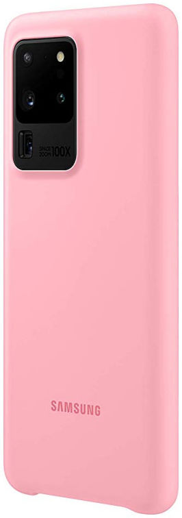 Origineel Samsung Galaxy S20 Ultra Hoesje Silicone Cover Roze afbeelding 4