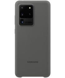 Origineel Samsung Galaxy S20 Ultra Hoesje Silicone Cover Grijs