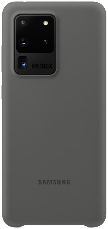 Origineel Samsung Galaxy S20 Ultra Hoesje Silicone Cover Grijs afbeelding 1