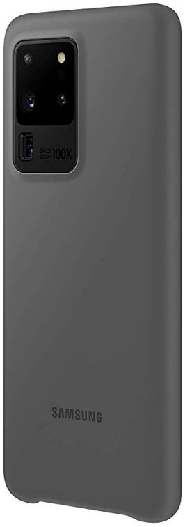 Origineel Samsung Galaxy S20 Ultra Hoesje Silicone Cover Grijs afbeelding 4