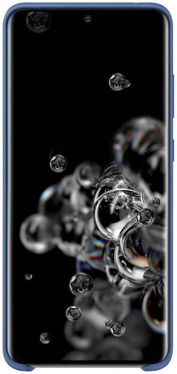 Origineel Samsung Galaxy S20 Ultra Hoesje Silicone Cover Donker Blauw afbeelding 3