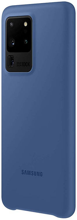 Origineel Samsung Galaxy S20 Ultra Hoesje Silicone Cover Donker Blauw afbeelding 2