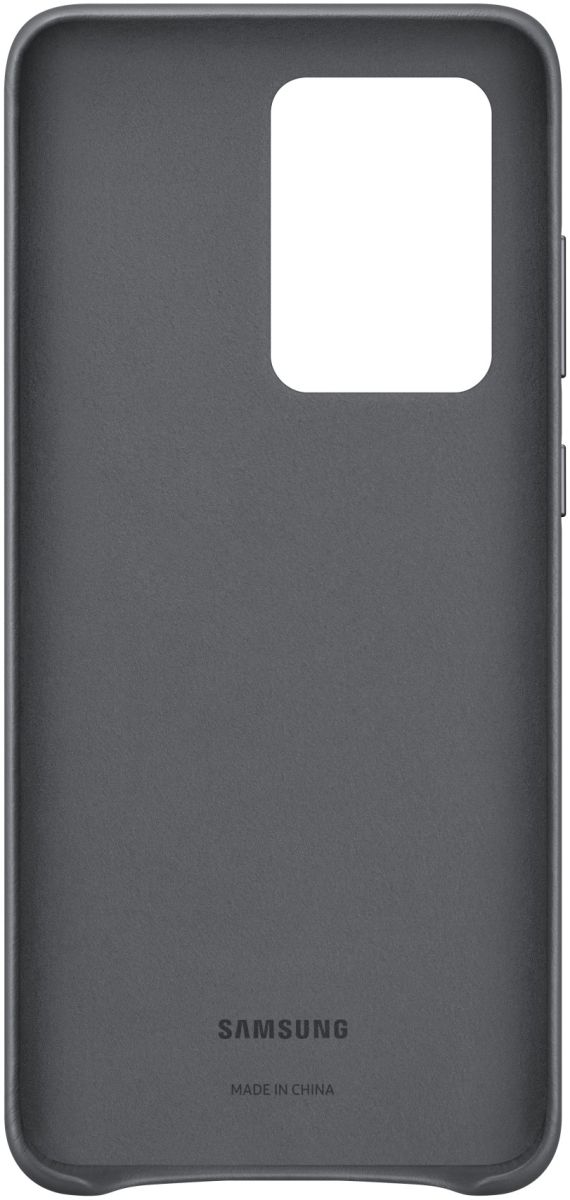 Origineel Samsung Galaxy S20 Ultra Hoesje Leather Cover Grijs afbeelding 4