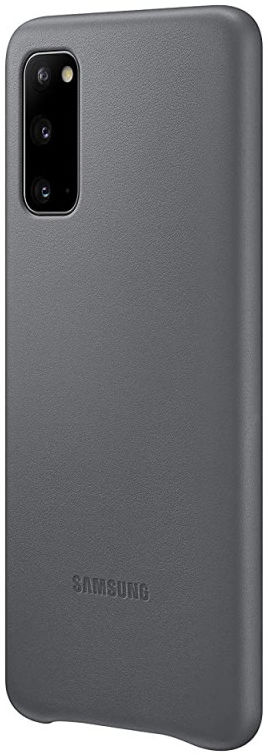 Origineel Samsung Galaxy S20 Ultra Hoesje Leather Cover Grijs afbeelding 3
