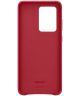Origineel Samsung Galaxy S20 Ultra Hoesje Leather Back Cover Rood