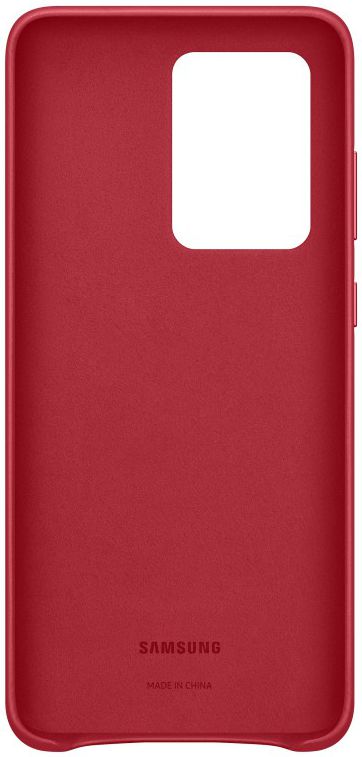 Origineel Samsung Galaxy S20 Ultra Hoesje Leather Cover Rood afbeelding 4