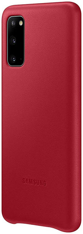 Origineel Samsung Galaxy S20 Ultra Hoesje Leather Cover Rood afbeelding 3