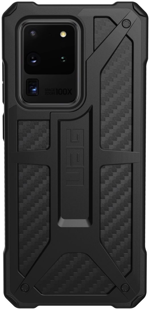 Urban Armor Gear Monarch Samsung Galaxy S20 Ultra Hoesje Carbon Fiber afbeelding 2