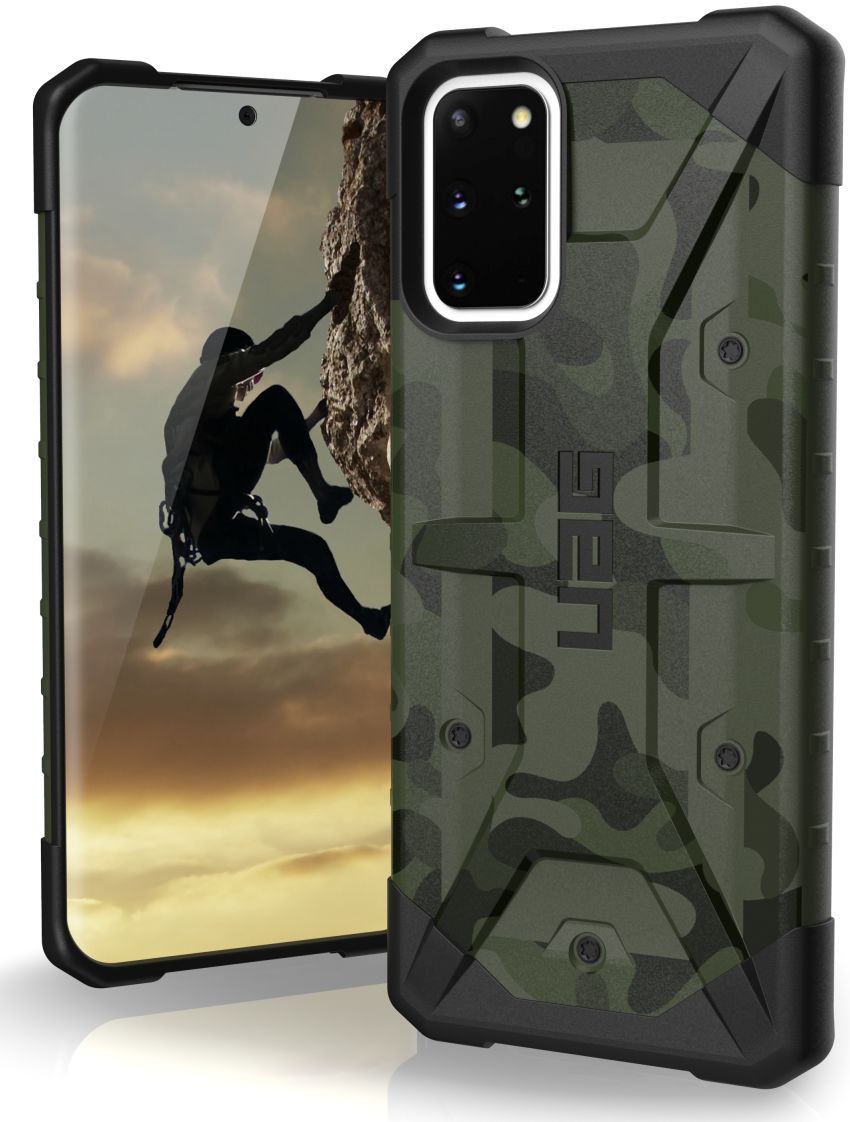 Urban Armor Gear Pathfinder Samsung S20 Plus Hoesje Forest Camo afbeelding 1