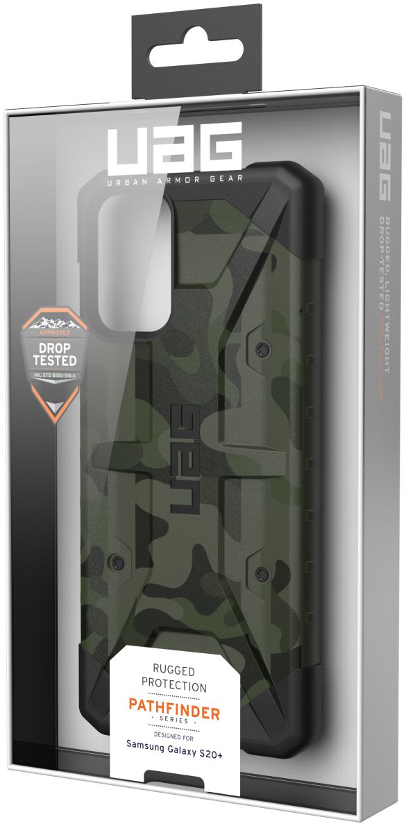 Urban Armor Gear Pathfinder Samsung S20 Plus Hoesje Forest Camo afbeelding 13