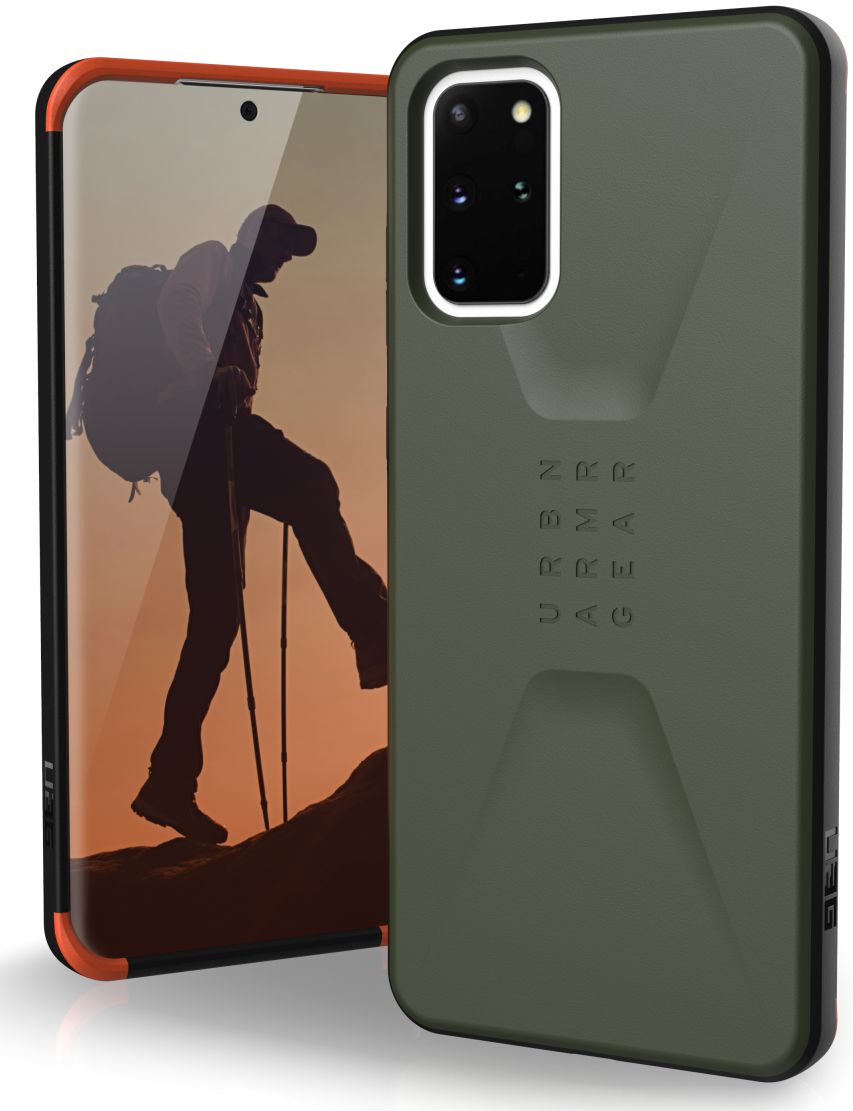 Urban Armor Gear Civilian Samsung Galaxy S20 Plus Hoesje Green afbeelding 1