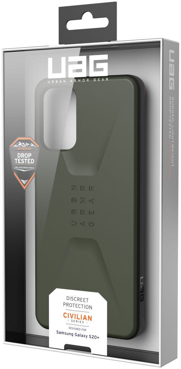 Urban Armor Gear Civilian Samsung Galaxy S20 Plus Hoesje Green afbeelding 13